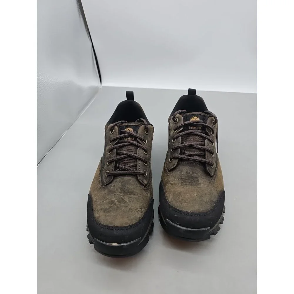 Timberland Keele Ridge Hiking Boots‎ Mens Brown Leather Lace-Up Waterproof - 9.5